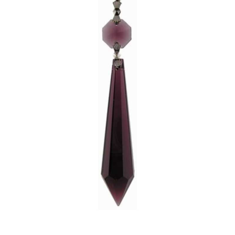 purple replacement crystal beads for chandelier