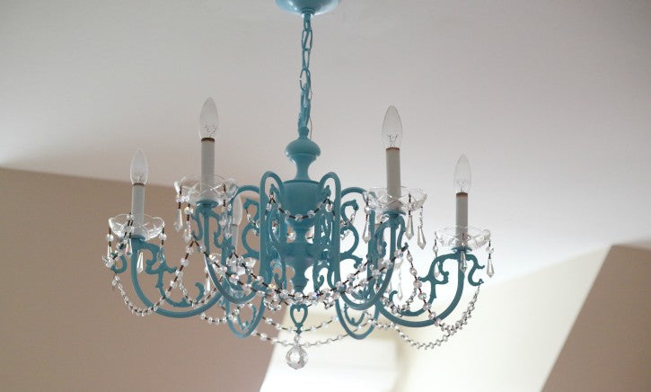 Beach Inspired Crystal Chandelier