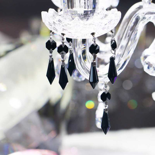 What is a bobeche? Why they look beautiful with crystals hanging from them!