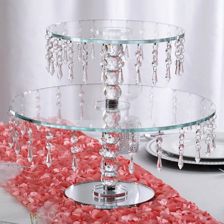 Make your own crystal plate stand