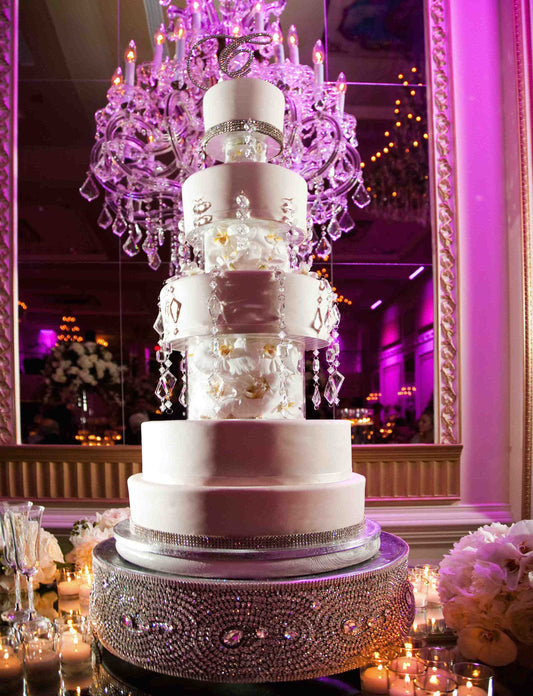 Adding Crystals - Giving a Wedding Cake an Epic Look