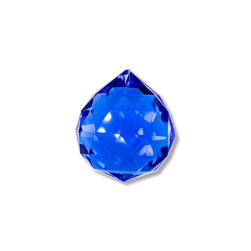 blue replacement crystal ball for chandelier