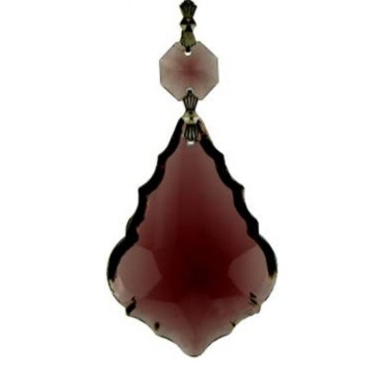 Purple chandelier crystals ultra violet hanging prisms for chandeliers