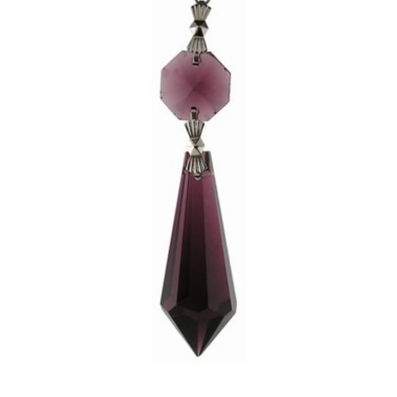 purple chandelier crystal replacements for less