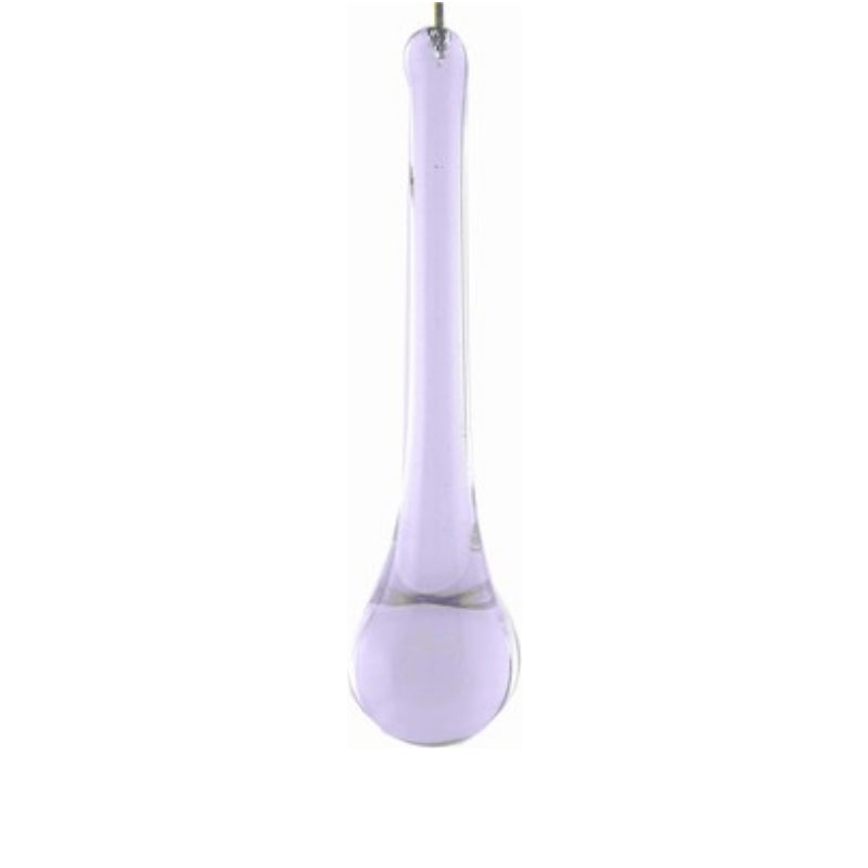 purple raindrop crystals teardrop prisms
