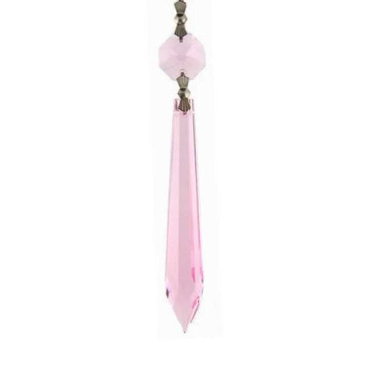 pink replacement chandelier crystals
