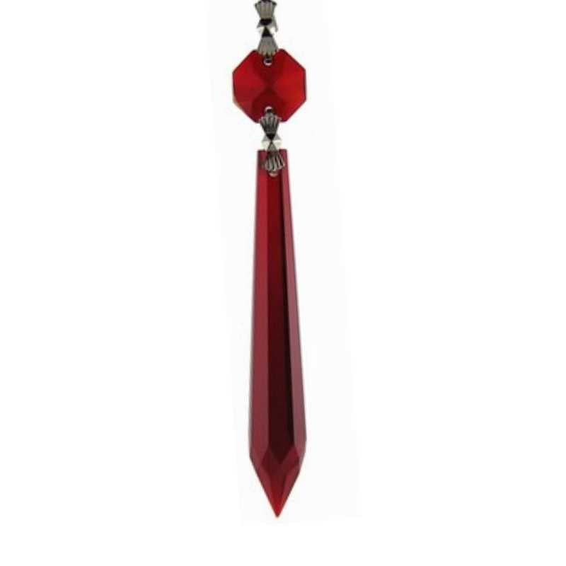red crystals for chandeliers